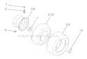 Page G Diagram and Parts List for WE12538B  Weed Eater Lawn Tractor